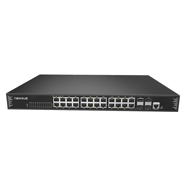 NXP765373 26-port Full Gigabit Managed PoE Switch | Nexxus